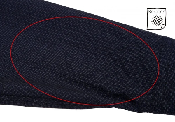 コムデギャルソン オムドゥCOMME des GARCONS HOMME DEUX ウールシルクベーシックシャツ 紺S K-112612_008