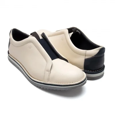 ランバンオンブルーLANVIN en Bleu スリッポンレザーシューズ