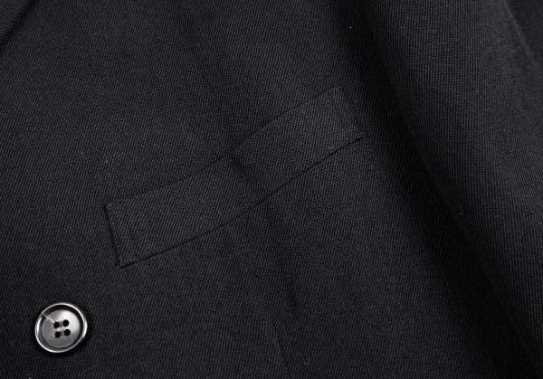 コムデギャルソン オムプリュスCOMME des GARCONS HOMME PLUS ウールネクタイ装飾ダブルジャケット 黒L K-112629_007