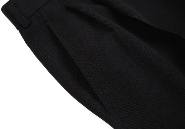 コムデギャルソン オムプリュスCOMME des GARCONS HOMME PLUS ウールツータックテーパードパンツ 黒L K-112630_003