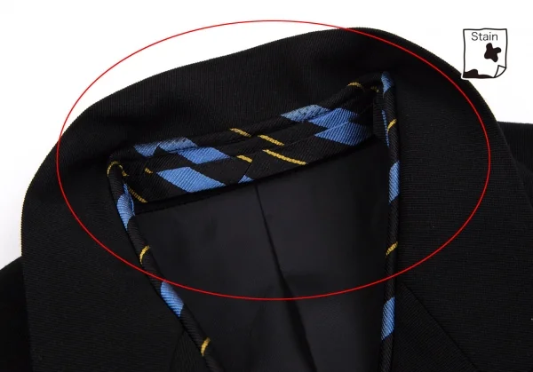 コムデギャルソン オムプリュスCOMME des GARCONS HOMME PLUS ウールネクタイ装飾セットアップ 黒L K-112631_004