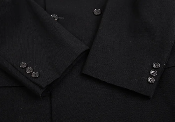 コムデギャルソン オムプリュスCOMME des GARCONS HOMME PLUS ウールネクタイ装飾セットアップ 黒L K-112631_008