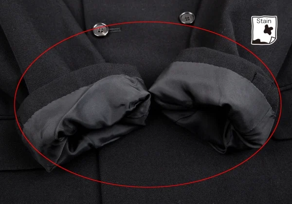 コムデギャルソン オムプリュスCOMME des GARCONS HOMME PLUS ウールネクタイ装飾セットアップ 黒L K-112631_009