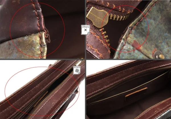 ジャンポールゴルチエJean Paul GAULTIER サイバープリントレザー切替2WAYハンドバッグ 緑 K-112651_018