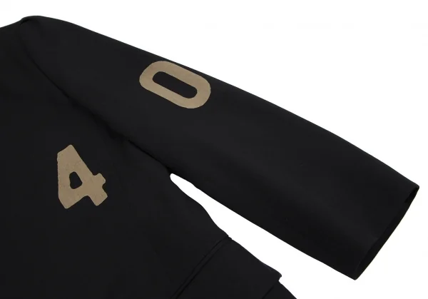 ワイズY's ウールギャバナンバリング抜染スナップボタンジャケット 黒1 K-112664_007