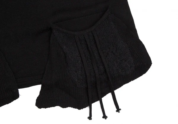 t.b SENSOUNICO Frill Switching Knit Vest K-112691_010