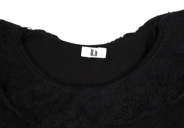 t.b SENSOUNICO Frill Switching Knit Vest K-112691_004