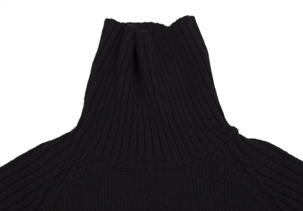 Yohji Yamamoto NOIR Patch Design High Neck Knit Sweater K-112694_005
