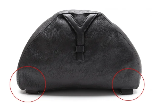 ヨウジヤマモトディスコード Yohji yamamoto discord シャドーカモフラジャガード切替レザーYバックパック 黒 K-112695_011