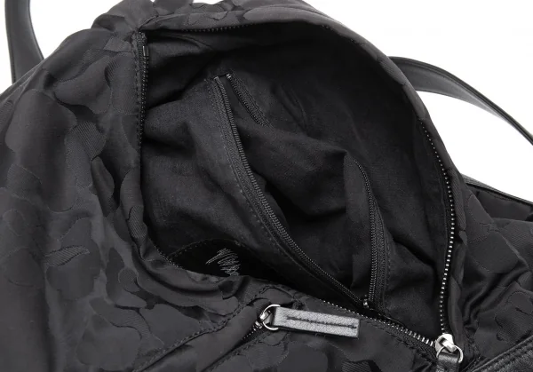 ヨウジヤマモトディスコード Yohji yamamoto discord シャドーカモフラジャガード切替レザーYバックパック 黒 K-112695_018
