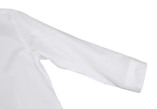 エディフィスEDIFICE SOKTASコットンリネン七分袖カッタウェイシャツ 白M K-112700_004