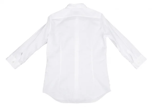 エディフィスEDIFICE SOKTASコットンリネン七分袖カッタウェイシャツ 白M K-112700_008