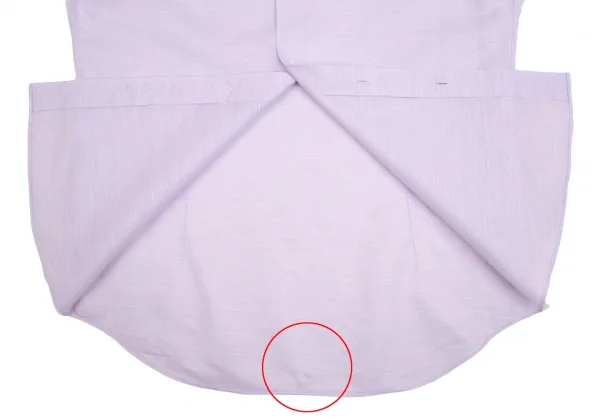 エディフィスEDIFICE SOKTASコットンリネン七分袖カッタウェイシャツ パープルM K-112701_008