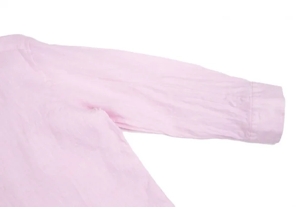 エディフィスEDIFICE Herdmansリネン七分袖カッタウェイシャツ ピンクM K-112703_004