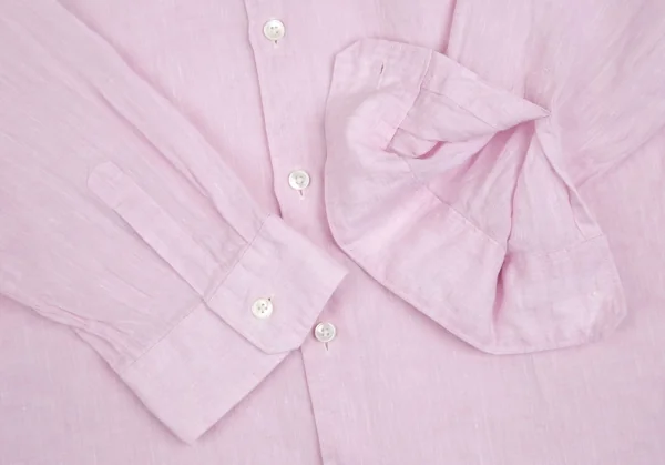 エディフィスEDIFICE Herdmansリネン七分袖カッタウェイシャツ ピンクM K-112703_005