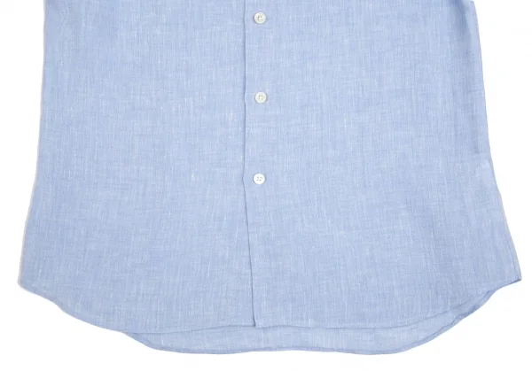 エディフィスEDIFICE Albiniリネンカッタウェイシャツ 水色M K-112704_006
