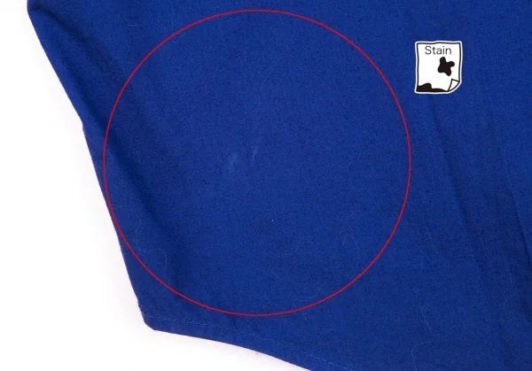 エディフィスEDIFICE 製品染めコットン七分袖シャツ 青46 K-112705_016