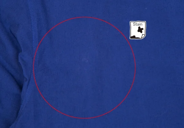 エディフィスEDIFICE 製品染めコットン七分袖シャツ 青46 K-112705_003