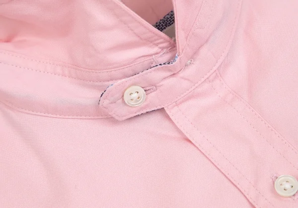 エディフィスEDIFICE コットンショールカラー七分袖シャツ ピンク46 K-112706_003