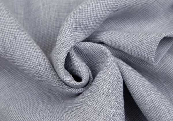 エディフィスEDIFICE Albiniリネンパピートゥースカッタウェイシャツ グレー白M K-112710_009