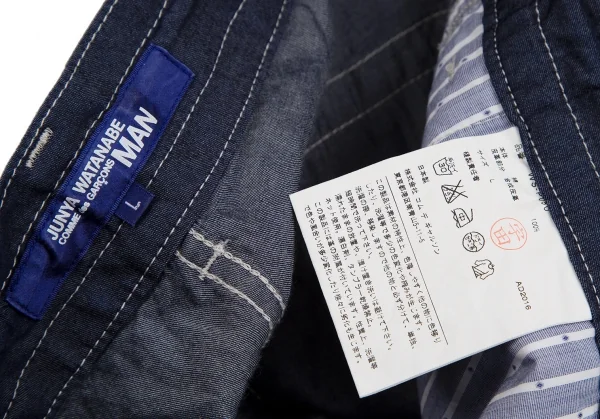 ジュンヤワタナベマン コムデギャルソンJUNYA WATANABE MAN COMME des GARCONS ダンガリーワイドパンツ インディゴL K-112725_014