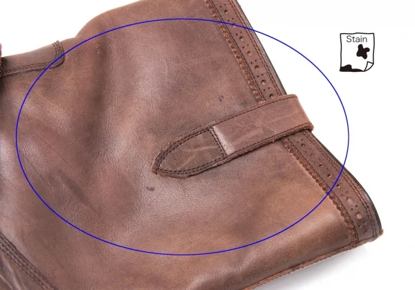 フットザコーチャーfoot the coacher レザーモカシンセミブーツ 茶29cm位 K-112729_014