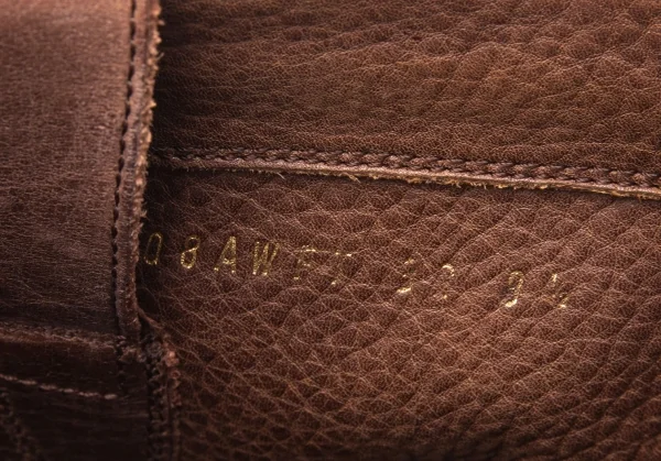 フットザコーチャーfoot the coacher レザーモカシンセミブーツ 茶29cm位 K-112729_017