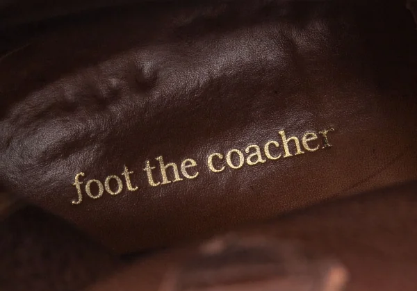 フットザコーチャーfoot the coacher レザーモカシンセミブーツ 茶29cm位 K-112729_018