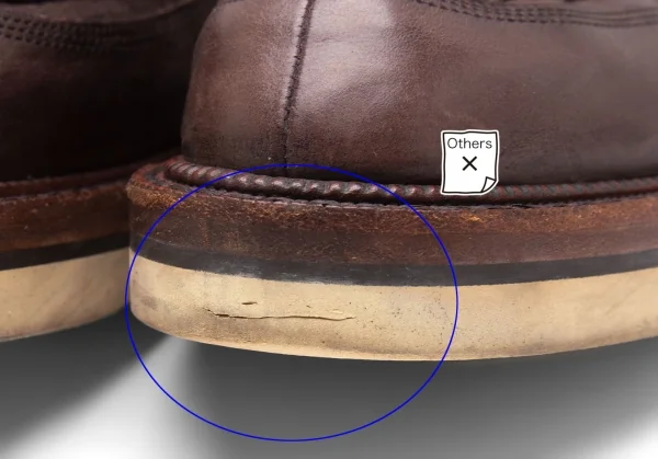 フットザコーチャーfoot the coacher レザーモカシンセミブーツ 茶29cm位 K-112729_005