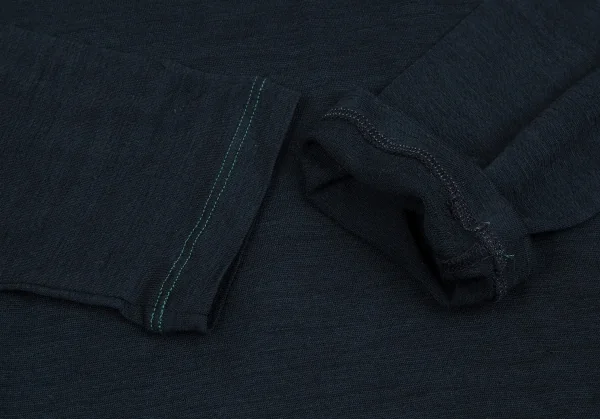 アンティパストANTIPAST ウールハイネックカットソー 紺M位 K-112732_006