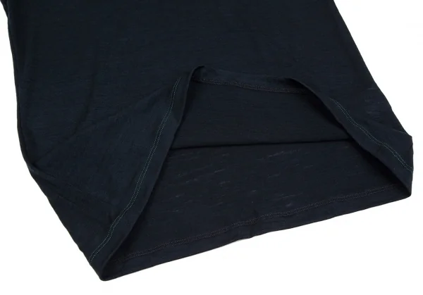 アンティパストANTIPAST ウールハイネックカットソー 紺M位 K-112732_008