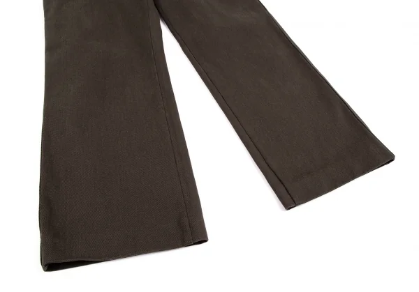 マルニMARNI コットンダブルポケットデザインワイドパンツ 茶38 K-112741_010