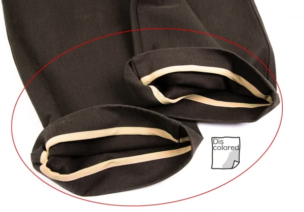 マルニMARNI コットンダブルポケットデザインワイドパンツ 茶38 K-112741_012