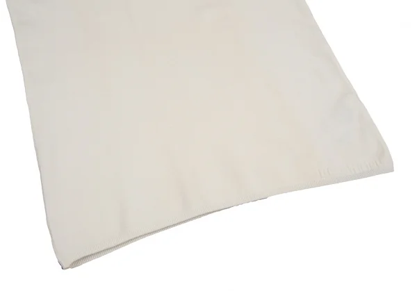 ジルサンダーJIL SANDER ロゴエンボスウールハイネックニット アイボリー36 K-112742_007