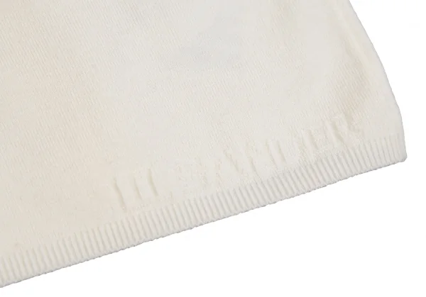 ジルサンダーJIL SANDER ロゴエンボスウールハイネックニット アイボリー36 K-112742_008