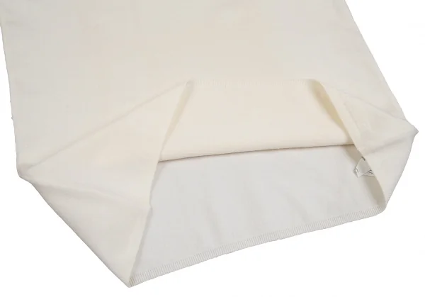 ジルサンダーJIL SANDER ロゴエンボスウールハイネックニット アイボリー36 K-112742_009