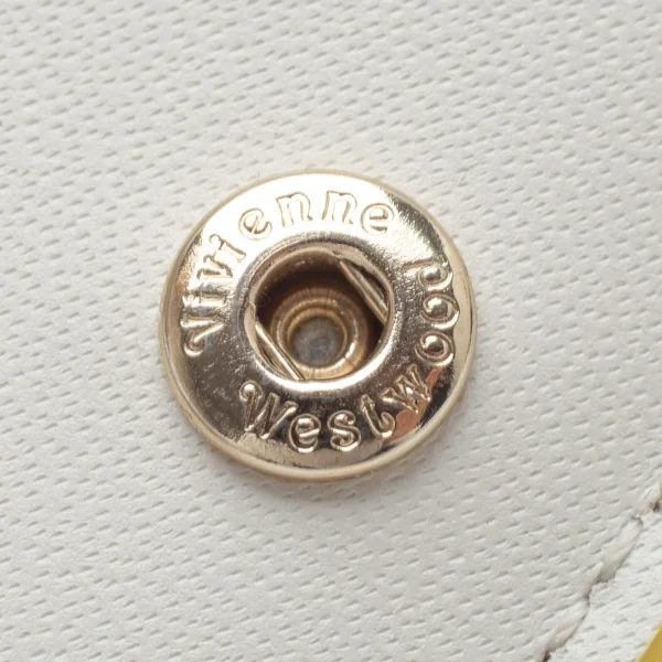 ヴィヴィアンウエストウッドVivienne Westwood PIMLICO サフィアーノレザーオーブ二つ折り財布 黄 K-112758_008