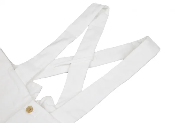 コムコム コムデギャルソンCOMME des GARCONS エステルサスペンダージョッパーズパンツ 白XS K-112779_003