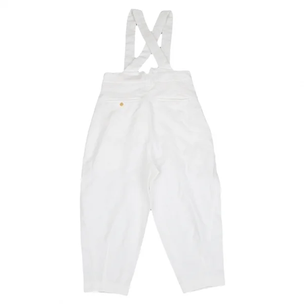 コムコム コムデギャルソンCOMME des GARCONS エステルサスペンダージョッパーズパンツ 白XS K-112779_010
