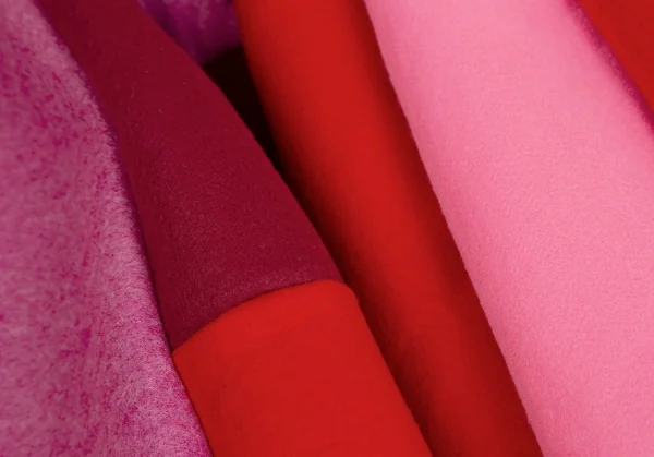 コムコム コムデギャルソンCOMME des GARCONS 製品洗いフェルトパッチワーク切替スカート マルチXS K-112783_012