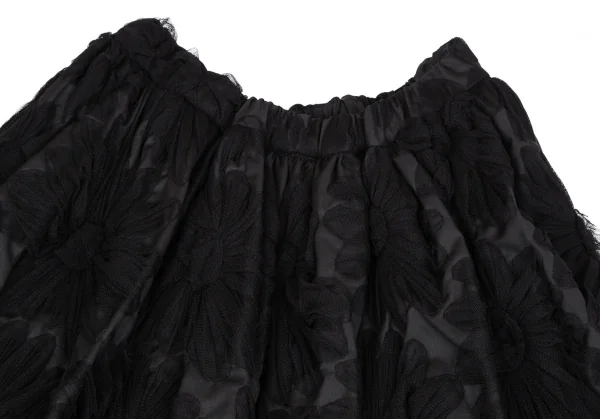 コムデギャルソンCOMME des GARCONS フラワーチュールデザインスカート