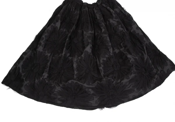 コムデギャルソンCOMME des GARCONS フラワーチュールデザインスカート