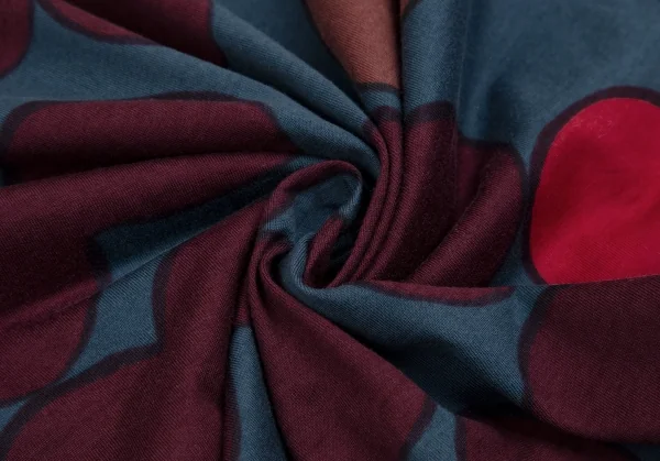 マリメッコmarimekko グラフィックプリントカットソーワンピース ブルーXS K-112798_010