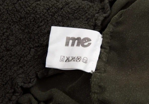イッセイミヤケ ミーISSEY MIYAKE me ドレープベロア切替カリフラワージャケット 茶カーキF K-112806_016