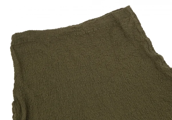 イッセイミヤケ ミーISSEY MIYAKE me テープトリムカリフラワースカート カーキF K-112809_003