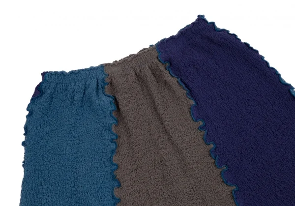 イッセイミヤケ ミーISSEY MIYAKE me トリカラー切替