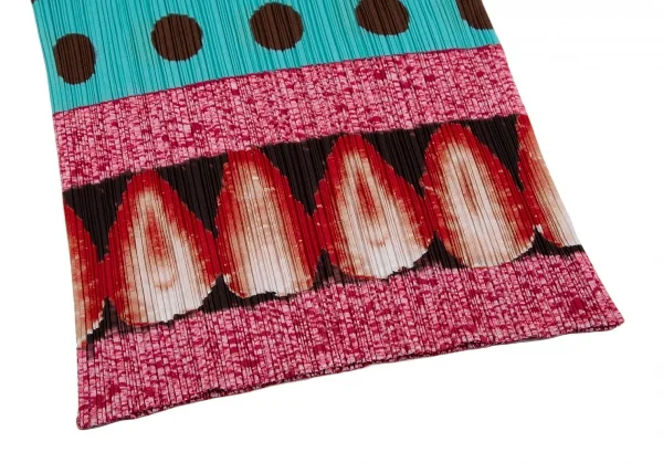 PLEATS PLEASE Dot & Cake Printed Pleats T Shirt K-112822_006