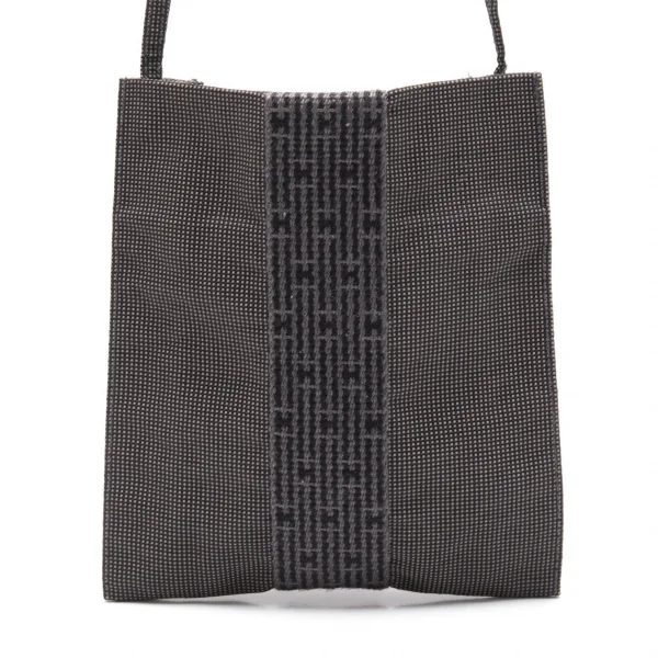エルメスHERMES エールライン ポシェット グレー K-112837_003