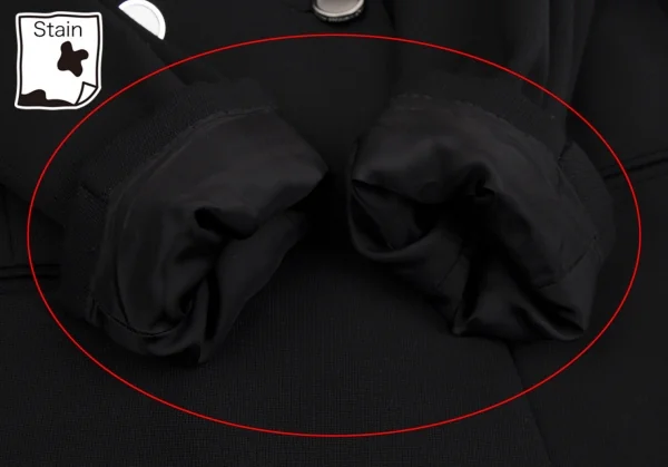 ヴァレンティノ ガラヴァーニ スポーツVALENTINO GARAVANI SPORT シルバーボタンダブルブレストジャケット 黒40 K-112838_010