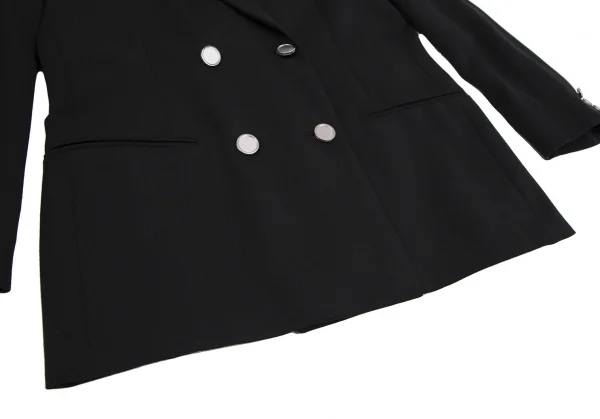 ヴァレンティノ ガラヴァーニ スポーツVALENTINO GARAVANI SPORT シルバーボタンダブルブレストジャケット 黒40 K-112838_011